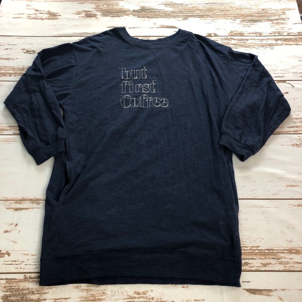Gap Love Cozy Navy Shirt with Pockets